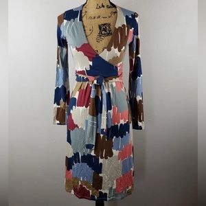 Faux wrap dress by Boden size 10